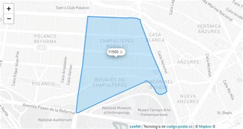 postal code polanco
